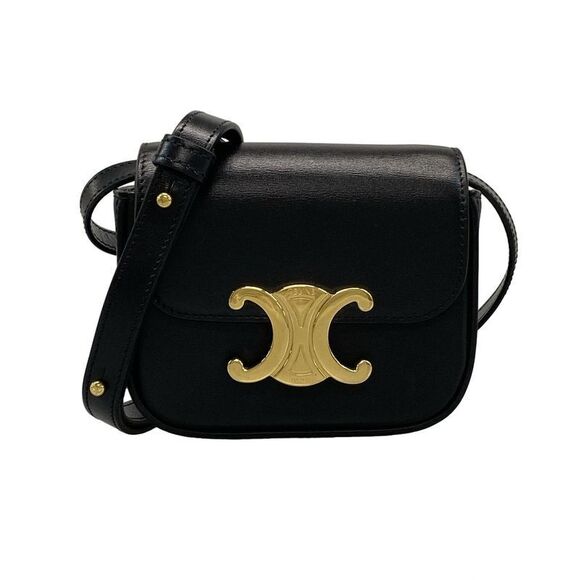 Celine Handbags - Celine Shoulder Bag Mini Claude Black